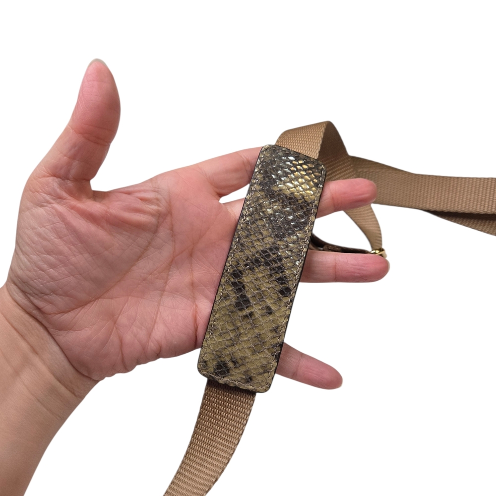Michael Kors Snakeskin Python Crossbody In EC - Picture 4 of 10